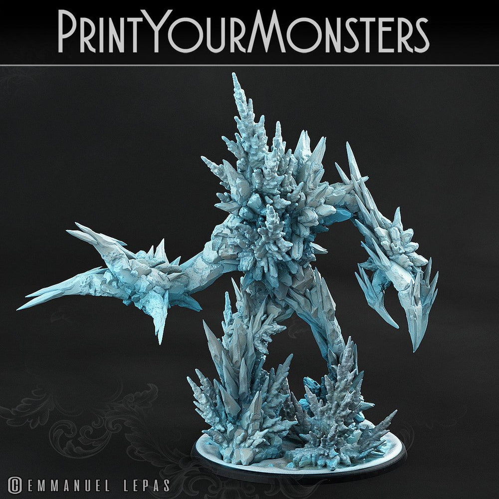 3D Printed Print Your Monsters Rimethorn Golems The Wrath of Gloomrime Monsters Part I Set 28mm - 32mm D&D Wargaming (Online Only)