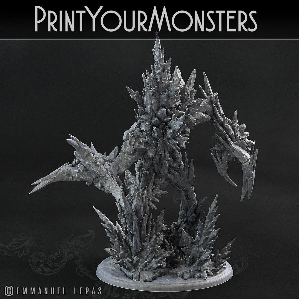 3D Printed Print Your Monsters Rimethorn Golems The Wrath of Gloomrime Monsters Part I Set 28mm - 32mm D&D Wargaming (Online Only)