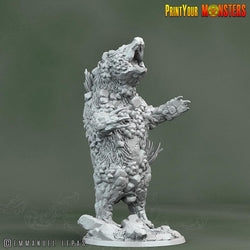 3D Printed Print Your Monsters Rock Bear Rock Monsters From Magic Valley Set 28mm - 32mm D&D Wargaming (Online Only)