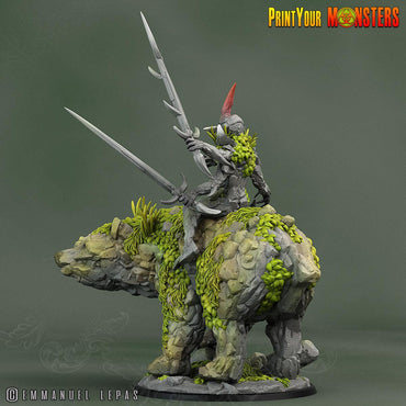 3D Printed Print Your Monsters Rock Champion Rock Monsters From Magic Valley Set 28mm - 32mm D&D Wargaming (Online Only)