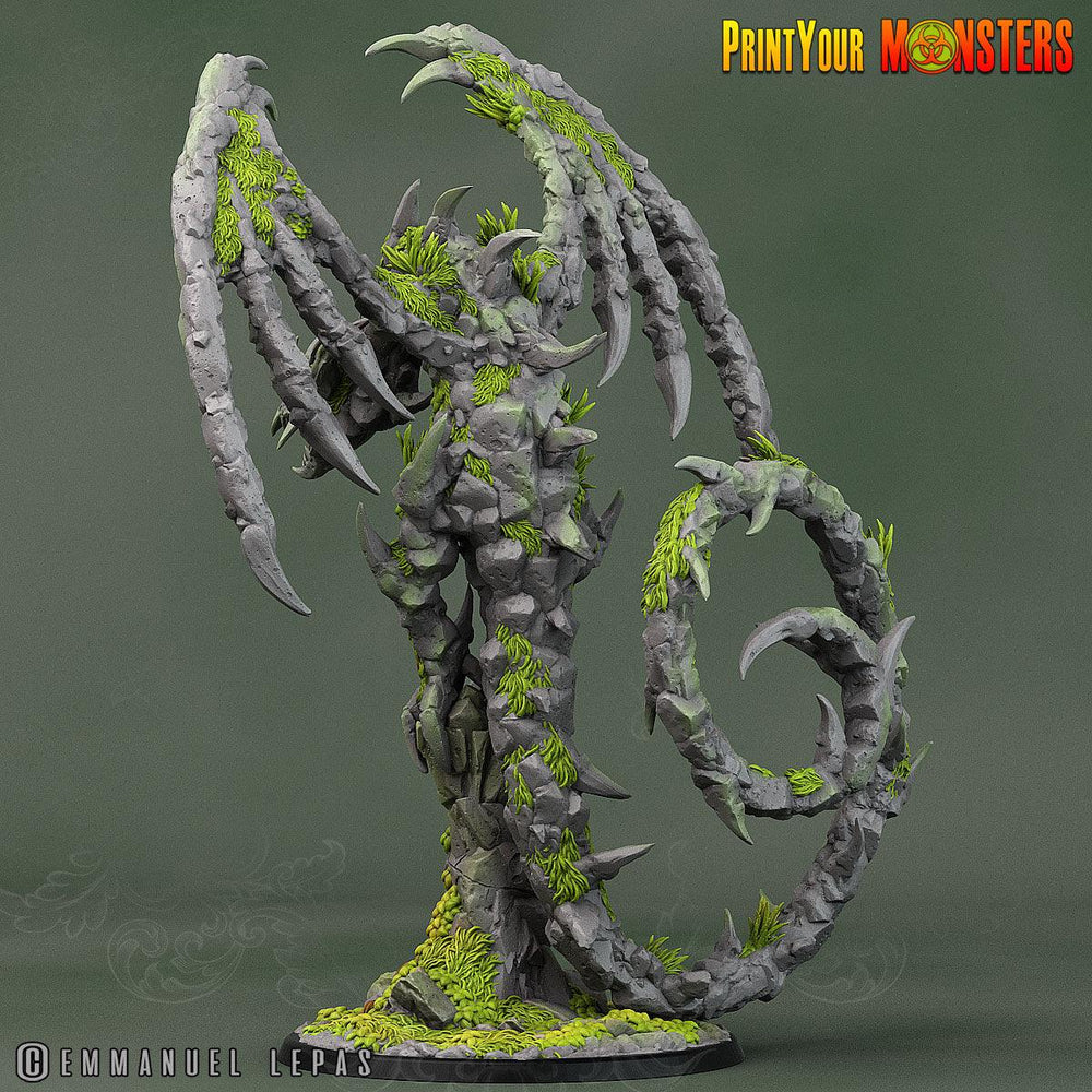 3D Printed Print Your Monsters Rock Dragon Rock Monsters From Magic Valley Set 28mm - 32mm D&D Wargaming (Online Only)