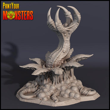 3D Printed Print Your Monsters Round Plant 2 Carnivorous Plants Set 28mm - 32mm D&D Wargaming (Online Only)