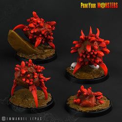 3D Printed Print Your Monsters Ruby Minions Legendary Crystal Monsters 28mm - 32mm D&D Wargaming (Online Only)