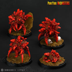 3D Printed Print Your Monsters Ruby Minions Legendary Crystal Monsters 28mm - 32mm D&D Wargaming (Online Only)