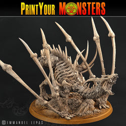 3D Printed Print Your Monsters Screaming Bone Dragon Land of Bones Set 28mm - 32mm D&D Wargaming (Online Only)