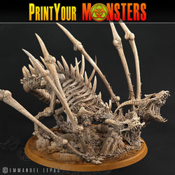 3D Printed Print Your Monsters Screaming Bone Dragon Land of Bones Set 28mm - 32mm D&D Wargaming (Online Only)