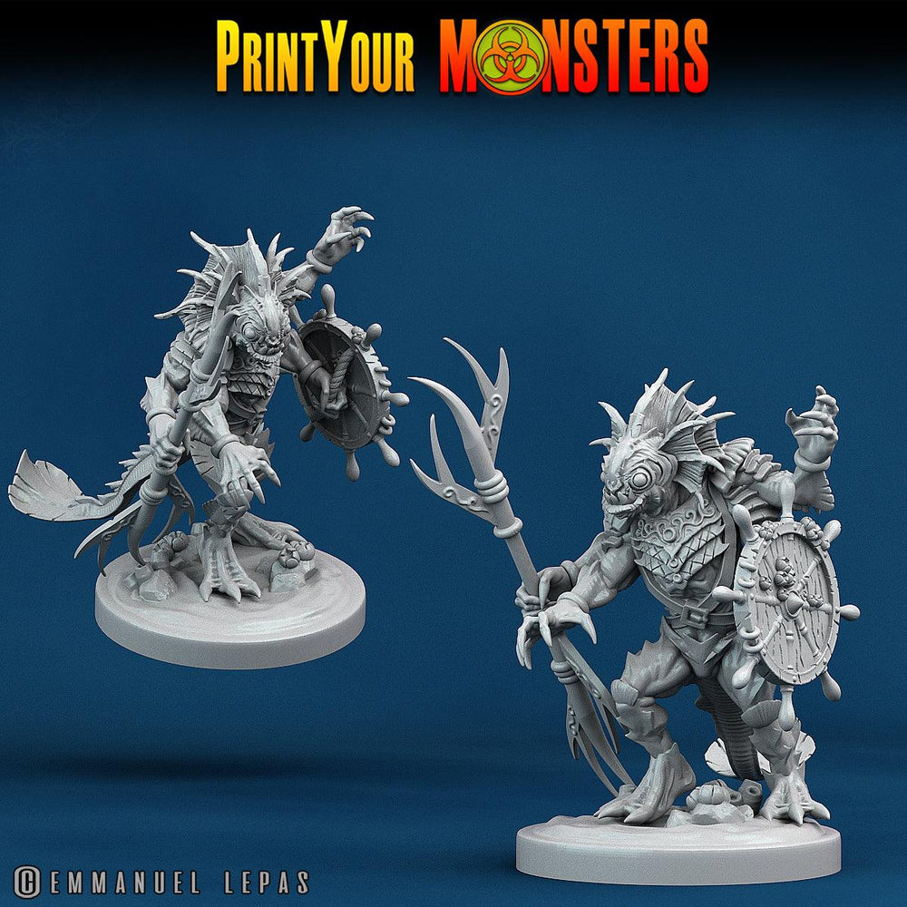3D Printed Print Your Monsters Searakins The Searakin Domination Set 28mm - 32mm D&D Wargaming (Online Only)