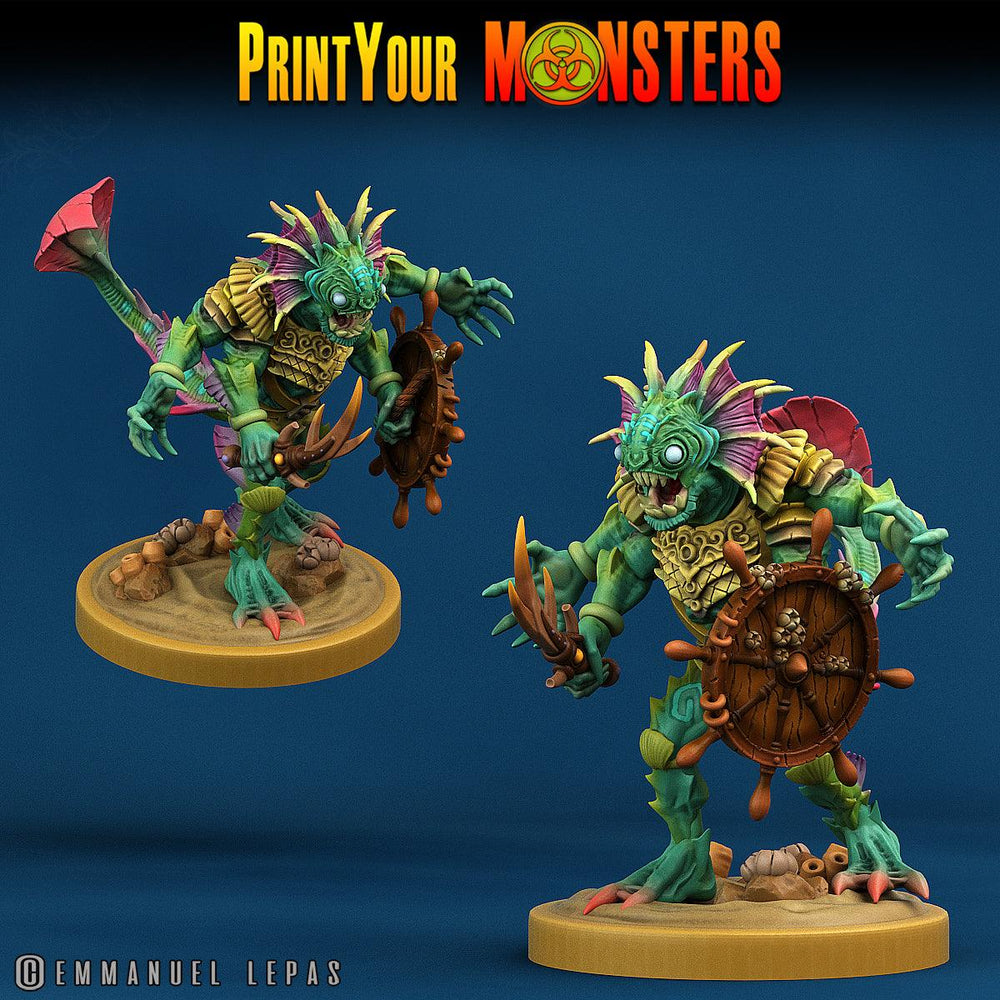 3D Printed Print Your Monsters Searakins The Searakin Domination Set 28mm - 32mm D&D Wargaming (Online Only)