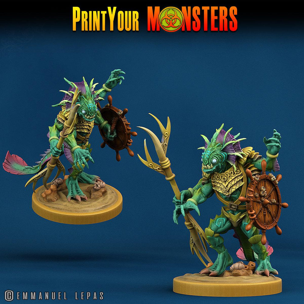 3D Printed Print Your Monsters Searakins The Searakin Domination Set 28mm - 32mm D&D Wargaming (Online Only)