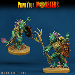 3D Printed Print Your Monsters Searakins The Searakin Domination Set 28mm - 32mm D&D Wargaming (Online Only)