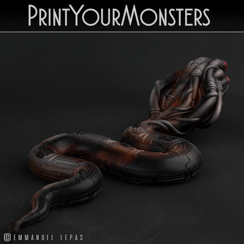 3D Printed Print Your Monsters Sentinel Viper Total Serpents 28mm - 32mm D&D Wargaming (Online Only)