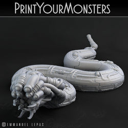 3D Printed Print Your Monsters Sentinel Viper Total Serpents 28mm - 32mm D&D Wargaming (Online Only)