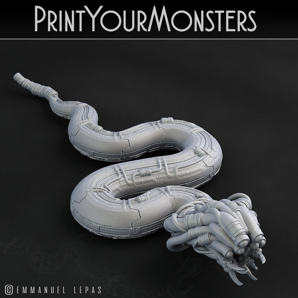 3D Printed Print Your Monsters Sentinel Viper Total Serpents 28mm - 32mm D&D Wargaming (Online Only)
