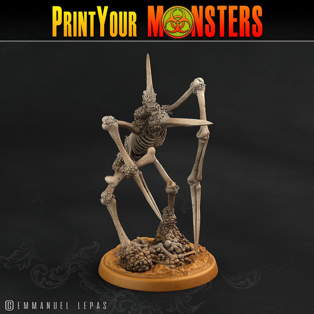 3D Printed Print Your Monsters Skeletons Land of Bones Set 28mm - 32mm D&D Wargaming (Online Only)