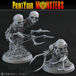 3D Printed Print Your Monsters Skeletons Land of Bones Set 28mm - 32mm D&D Wargaming (Online Only)