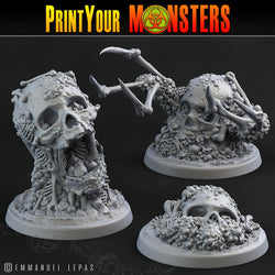 3D Printed Print Your Monsters Skeletons Land of Bones Set 28mm - 32mm D&D Wargaming (Online Only)