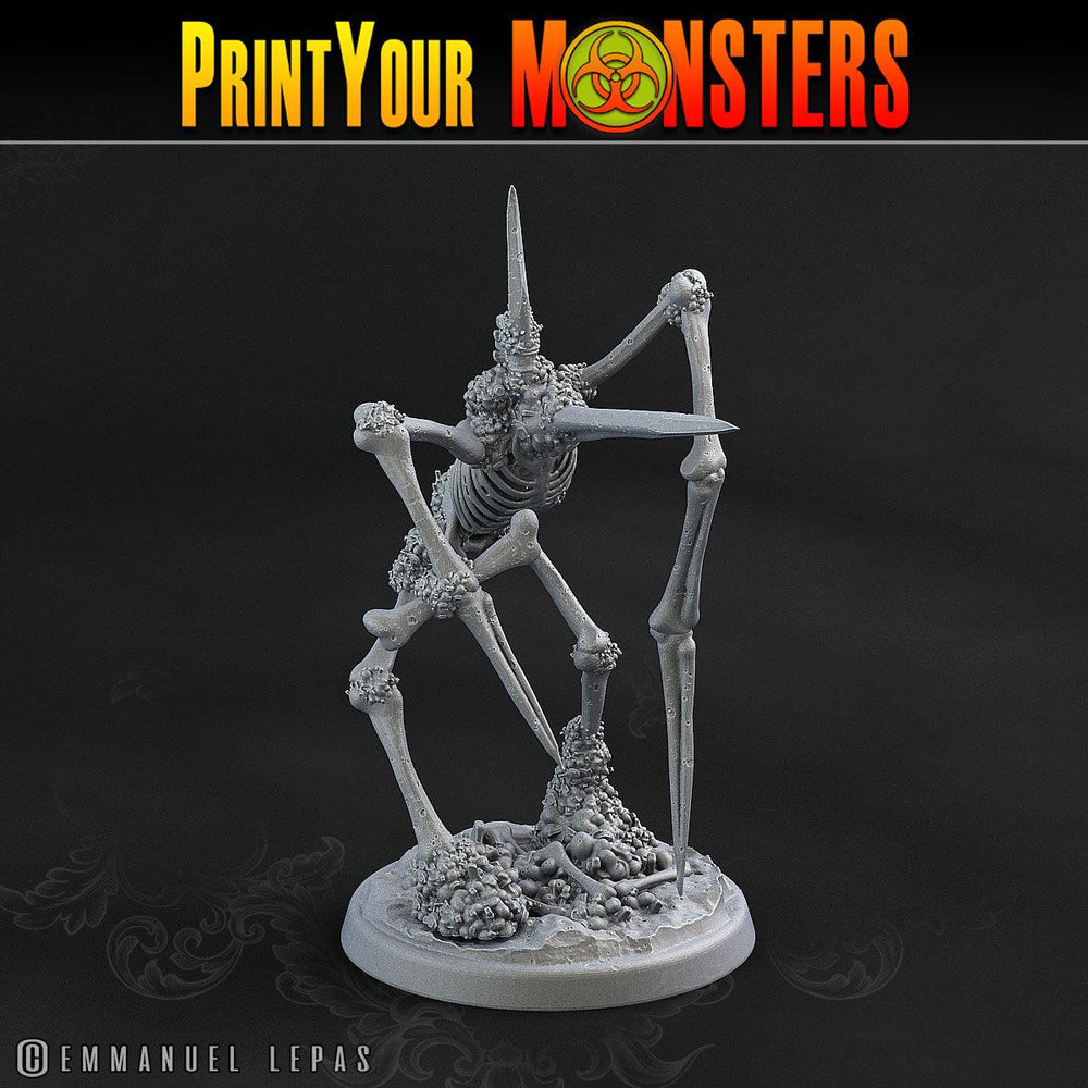 3D Printed Print Your Monsters Skeletons Land of Bones Set 28mm - 32mm D&D Wargaming (Online Only)