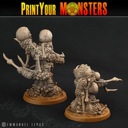 3D Printed Print Your Monsters Skeletons Land of Bones Set 28mm - 32mm D&D Wargaming (Online Only)