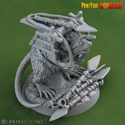 3D Printed Print Your Monsters Skirmisher Rats The Toxic Rats Domination Set 28mm - 32mm D&D Wargaming (Online Only)