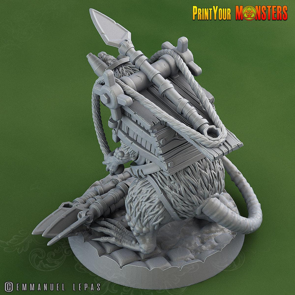 3D Printed Print Your Monsters Skirmisher Rats The Toxic Rats Domination Set 28mm - 32mm D&D Wargaming (Online Only)