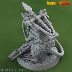 3D Printed Print Your Monsters Skirmisher Rats The Toxic Rats Domination Set 28mm - 32mm D&D Wargaming (Online Only)