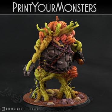 3D Printed Print Your Monsters Smiling Killer Pumpkin Attack Pack II 28mm - 32mm D&D Wargaming (Online Only)
