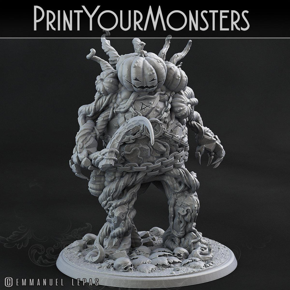 3D Printed Print Your Monsters Smiling Killer Pumpkin Attack Pack II 28mm - 32mm D&D Wargaming (Online Only)