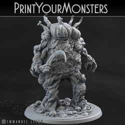 3D Printed Print Your Monsters Smiling Killer Pumpkin Attack Pack II 28mm - 32mm D&D Wargaming (Online Only)