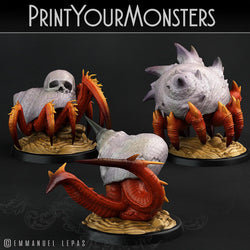 3D Printed Print Your Monsters Snails Lurkers of the Deep 28mm - 32mm D&D Wargaming (Online Only)
