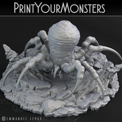 3D Printed Print Your Monsters Snowdevil Adult Spider 28mm - 32mm D&D Wargaming (Online Only)