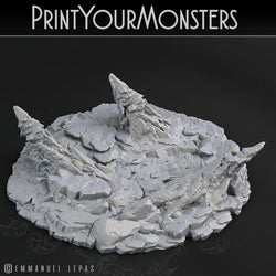 3D Printed Print Your Monsters Snowdevil Adult Spider 28mm - 32mm D&D Wargaming (Online Only)