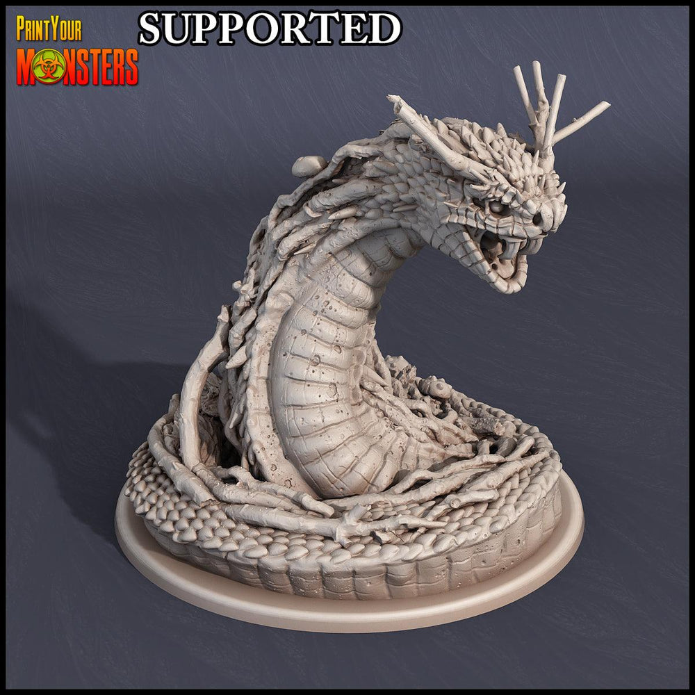 3D Printed Print Your Monsters Swamp Snake Swamp Invasion 28mm - 32mm D&D Wargaming (Online Only)
