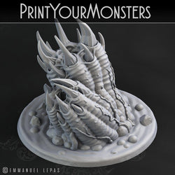 3D Printed Print Your Monsters Swamp Worms Total Worms 2 Set 28mm - 32mm D&D Wargaming (Online Only)