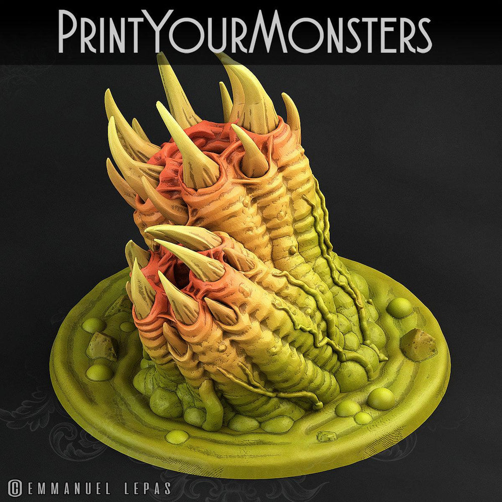 3D Printed Print Your Monsters Swamp Worms Total Worms 2 Set 28mm - 32mm D&D Wargaming (Online Only)