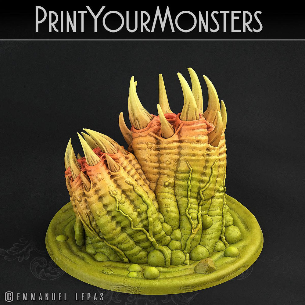 3D Printed Print Your Monsters Swamp Worms Total Worms 2 Set 28mm - 32mm D&D Wargaming (Online Only)