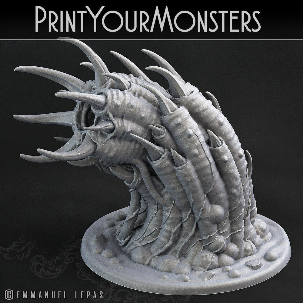 3D Printed Print Your Monsters Swamp Worms Total Worms 2 Set 28mm - 32mm D&D Wargaming (Online Only)