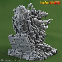 3D Printed Print Your Monsters The Toxic Double Headed Rat King The Toxic Rats Domination Set 28mm - 32mm D&D Wargaming (Online Only)