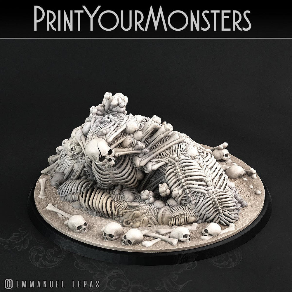 3D Printed Print Your Monsters Total Golems Set 28mm - 32mm D&D Wargaming (Online Only)