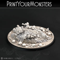 3D Printed Print Your Monsters Total Golems Set 28mm - 32mm D&D Wargaming (Online Only)