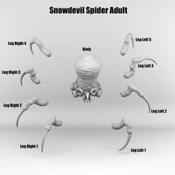 3D Printed Print Your Monsters Total Spiders Set 28mm - 32mm D&D Wargaming (Online Only)