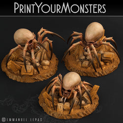 3D Printed Print Your Monsters Total Spiders Set 28mm - 32mm D&D Wargaming (Online Only)
