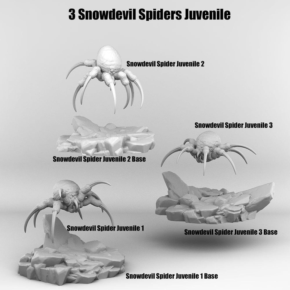 3D Printed Print Your Monsters Total Spiders Set 28mm - 32mm D&D Wargaming (Online Only)