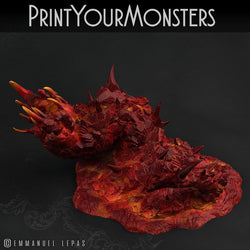 3D Printed Print Your Monsters Total Worms 2 Set 28mm - 32mm D&D Wargaming (Online Only)