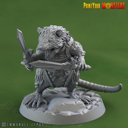 3D Printed Print Your Monsters Toxic Rat Soldiers The Toxic Rats Domination Set 28mm - 32mm D&D Wargaming (Online Only)