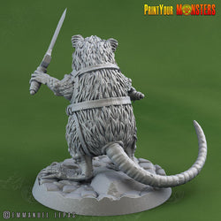 3D Printed Print Your Monsters Toxic Rat Soldiers The Toxic Rats Domination Set 28mm - 32mm D&D Wargaming (Online Only)