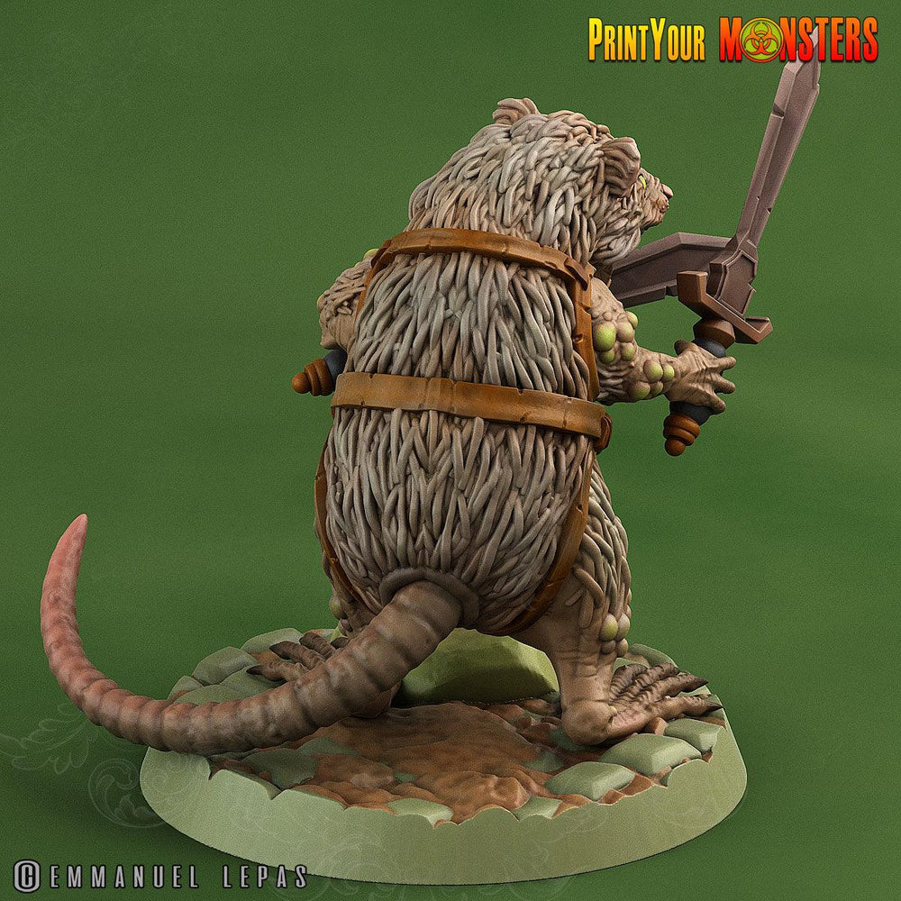 3D Printed Print Your Monsters Toxic Rat Soldiers The Toxic Rats Domination Set 28mm - 32mm D&D Wargaming (Online Only)