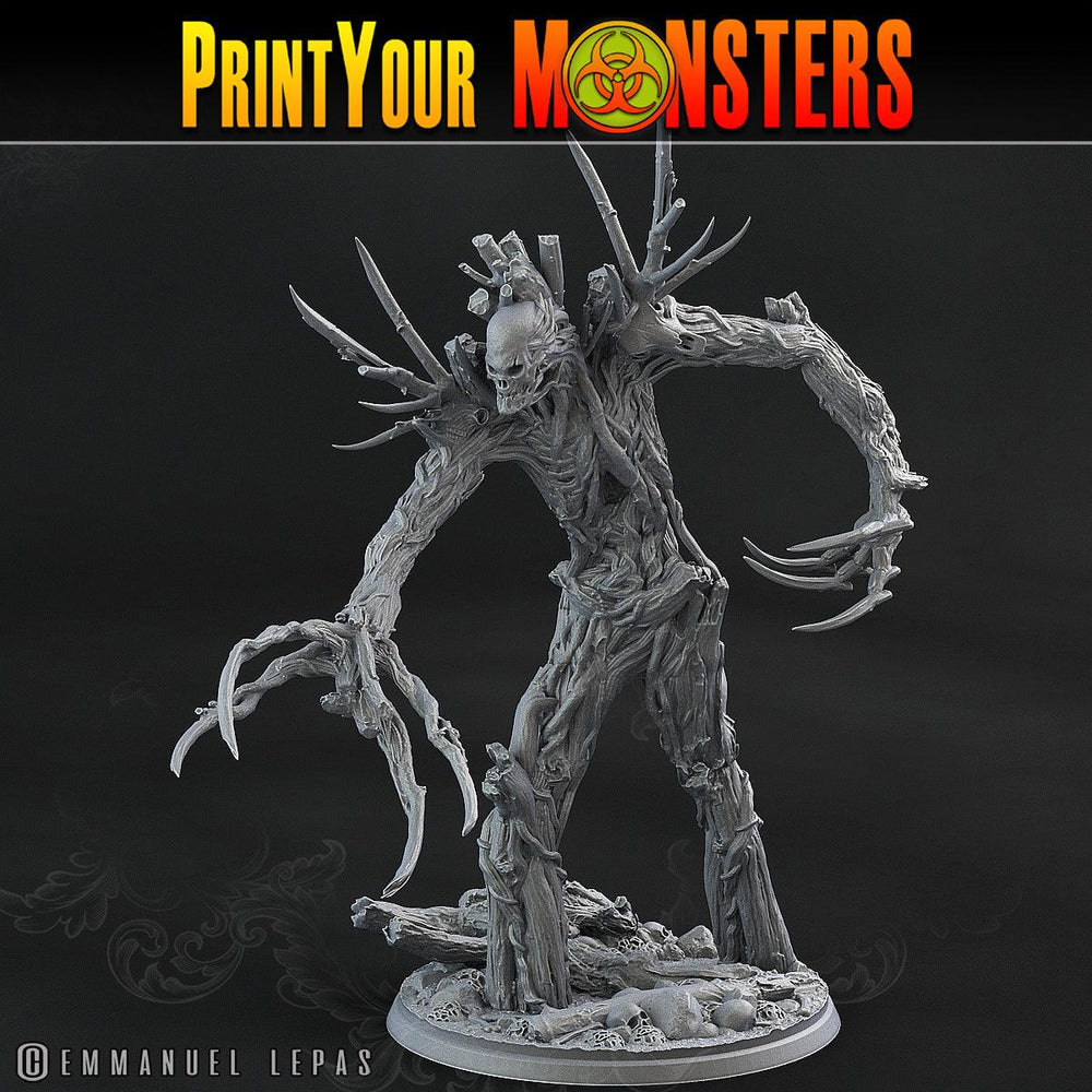 3D Printed Print Your Monsters Undead Treants The Shadowcreep Wood Set 28mm - 32mm D&D Wargaming (Online Only)