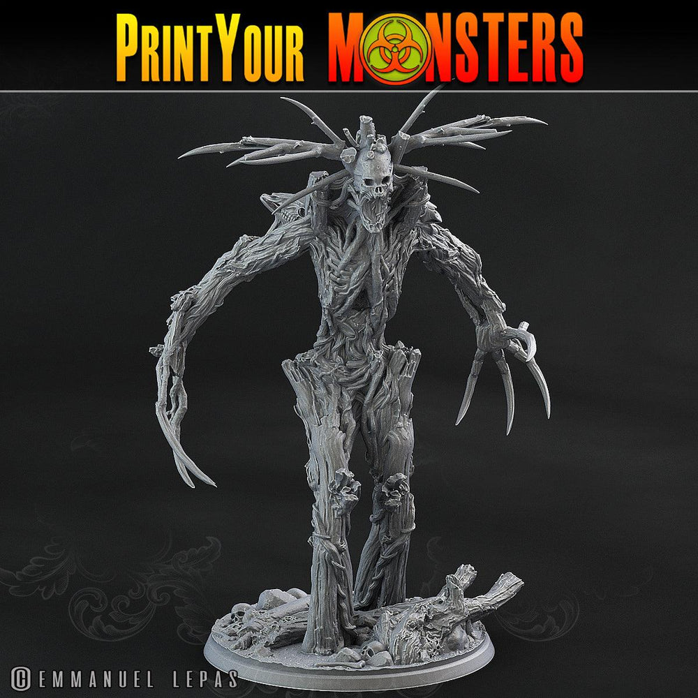 3D Printed Print Your Monsters Undead Treants The Shadowcreep Wood Set 28mm - 32mm D&D Wargaming (Online Only)