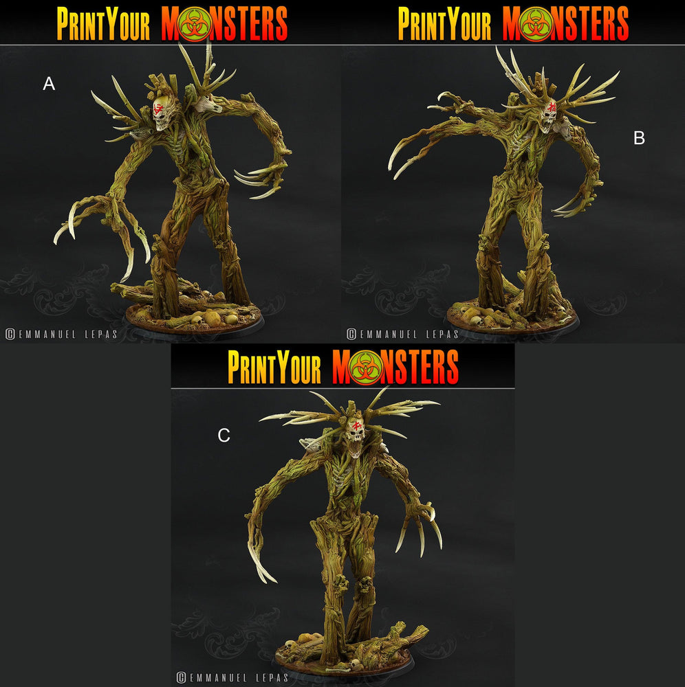 3D Printed Print Your Monsters Undead Treants The Shadowcreep Wood Set 28mm - 32mm D&D Wargaming (Online Only)
