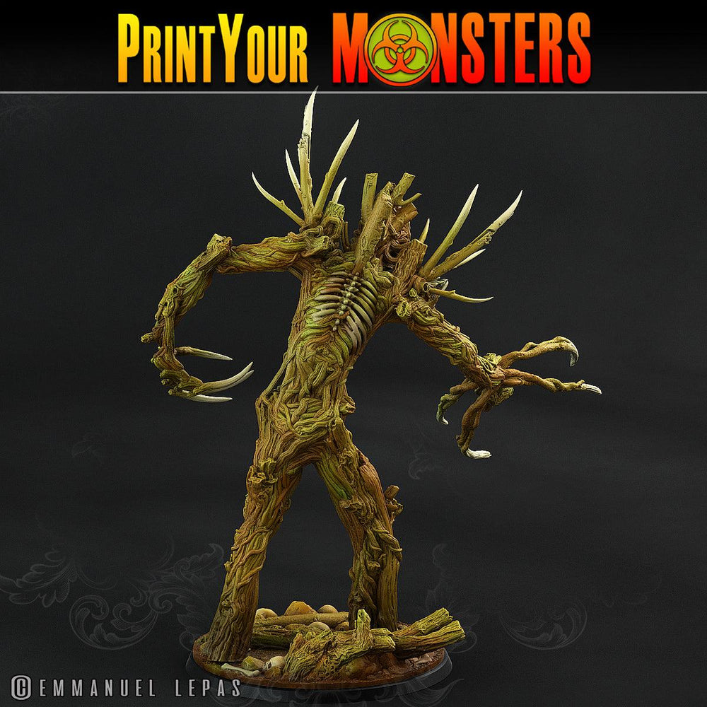 3D Printed Print Your Monsters Undead Treants The Shadowcreep Wood Set 28mm - 32mm D&D Wargaming (Online Only)